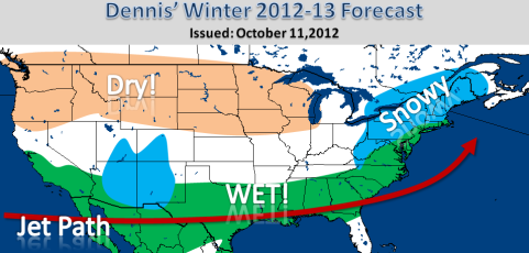 2012-2013 Snowfall Forecast Part 3 – US Forecast